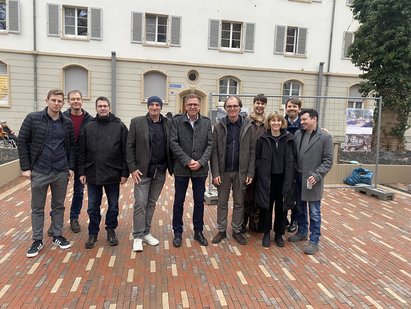 Einweihung Pfälzer Platz Team Spieth und Glück