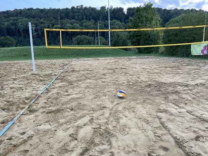 Beachvolleybaldfeld Beachvolleyballfeld