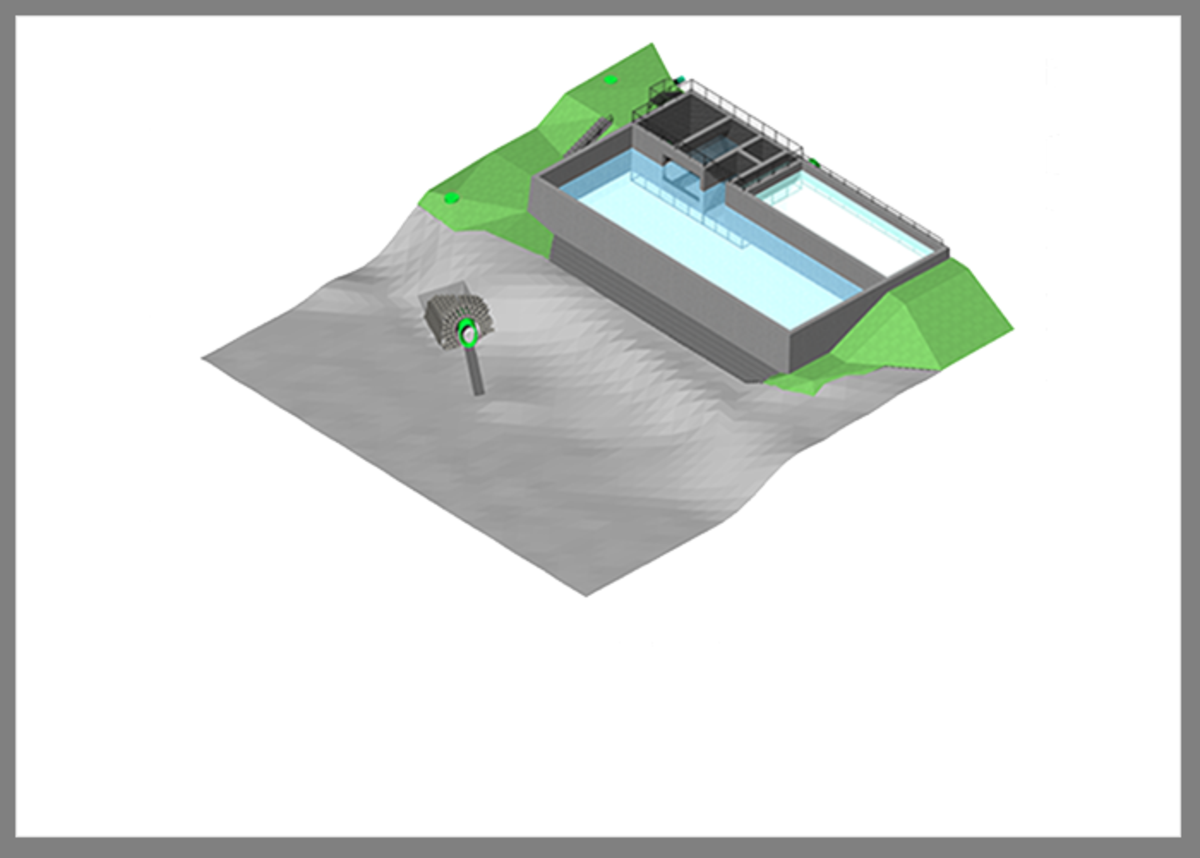 Ausbildung von 3D-CAD-Konstrukteuren bei Spieth Zeichnung Drosselbauwerk Ausbildung von 3D-CAD-Konstrukteuren bei Spieth Zeichnung Drosselbauwerk